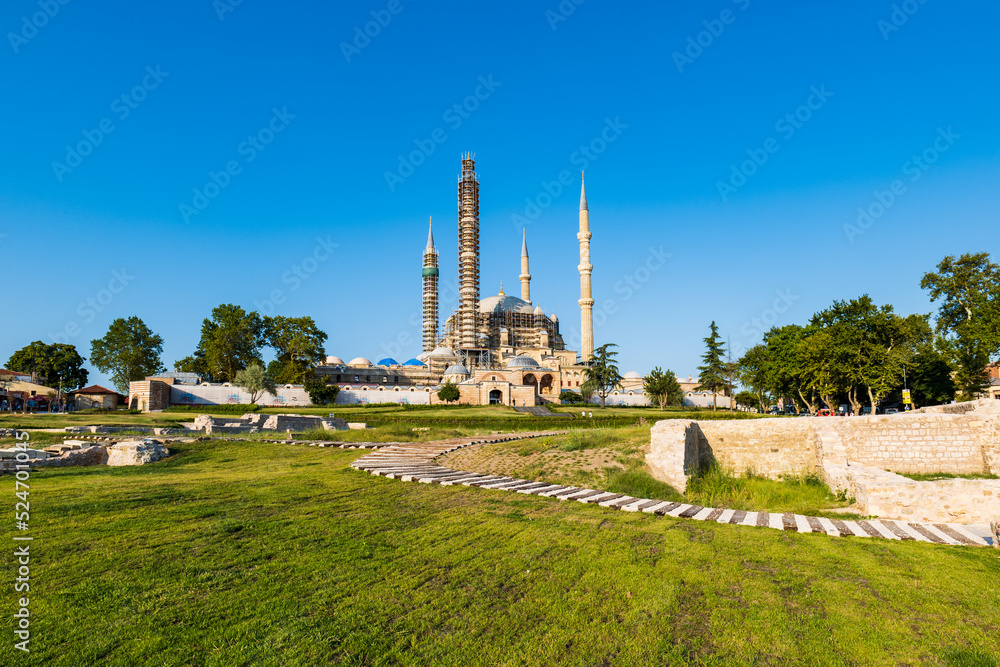 Selimiye Mosque in Edirne, Turkey - the UNESCO World Heritage Site of The Selimiye Mosque in the city of Edirne, Turkey
