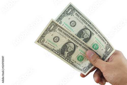 dollar isolated on a white background 