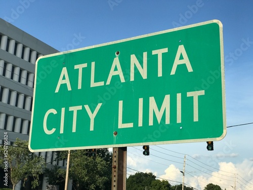 Atlanta Georgia Public Welcome Sign