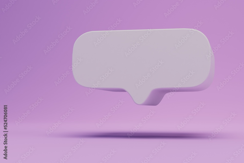 leave a comment under a post or video on social networks. box for text on a purple background. copy paste, copy space. 3d render. 3d illustration leave a comment under a post or video on social networks. box for text on a purple background. copy paste, copy space. 3d render. 3d illustration