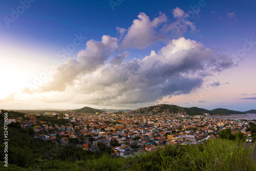 Panoramic View of Arraial do Cabo Town in Rio de Janeiro State, Brazil © Donatas Dabravolskas