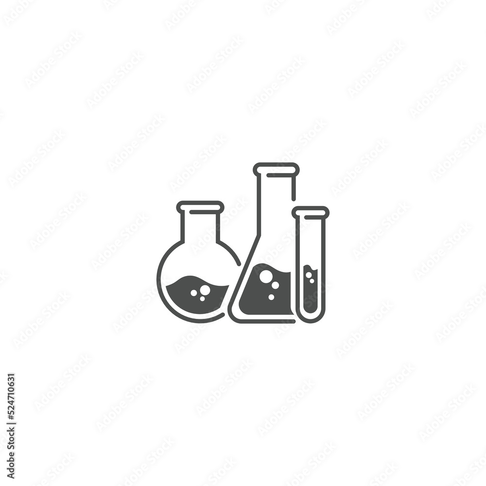 Test tube black vector icon. Chemistry lab flask, science symbol.
Test tube black vector icon. Chemistry lab flask, science symbol.