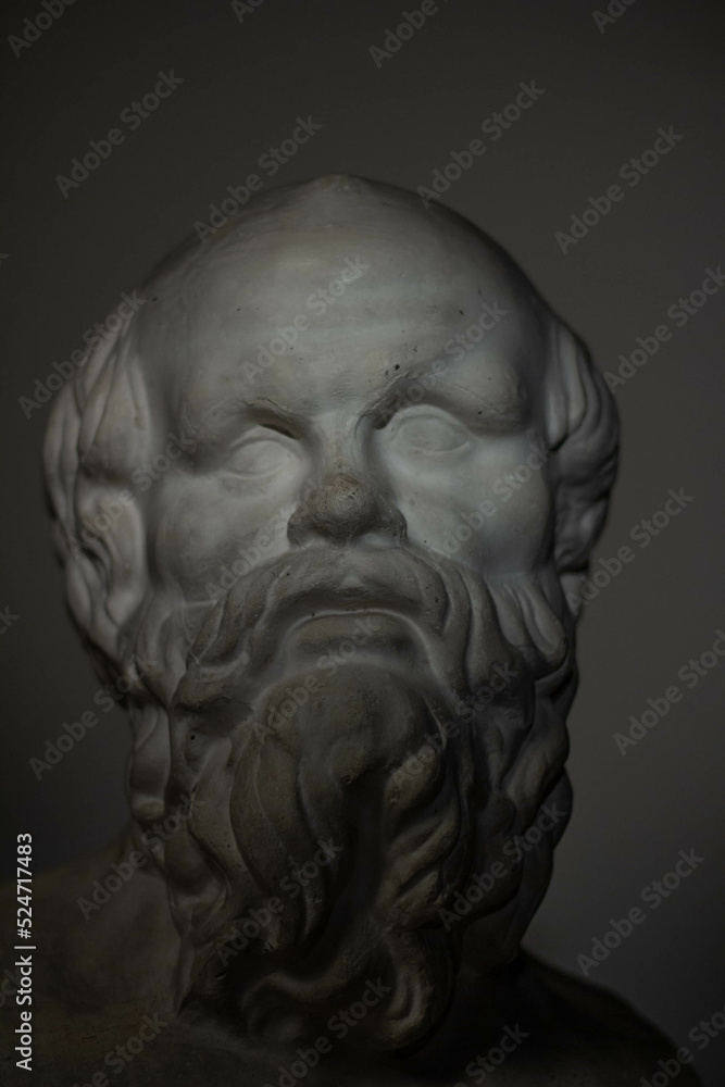 bust of socrates