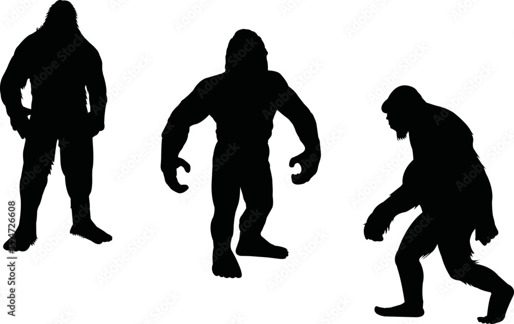 Big Foot Eps Vector, Silhouette, Logo, Big Foot Eps Vector Cut Files