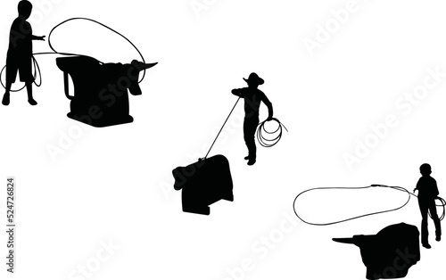 Dummy Roping Eps Vector,  Silhouette, Logo, Dummy Roping  Eps Vector Cut Files for Cricut Design, Dummy Roping  Digital Commercial Clipart 
