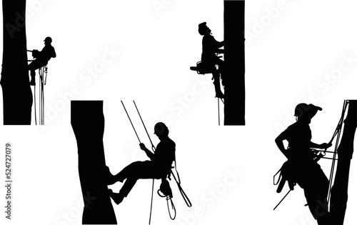 Tree Services vector eps,  Silhouette, Logo, Tree Services vector eps Cut Files for Cricut Design, Tree Services  Digital Commercial Clipart - PNG, EPS