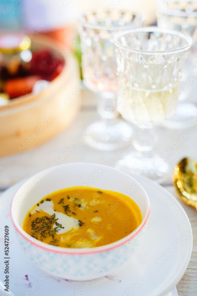 Delicious cream soup Delicious cream soup