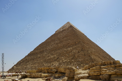 The view of pyramid in Cairo