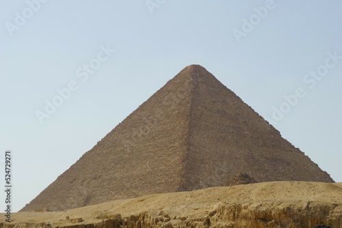 The view of pyramid in Cairo