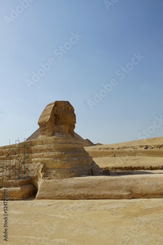 The view of Great Sphinx of Giza