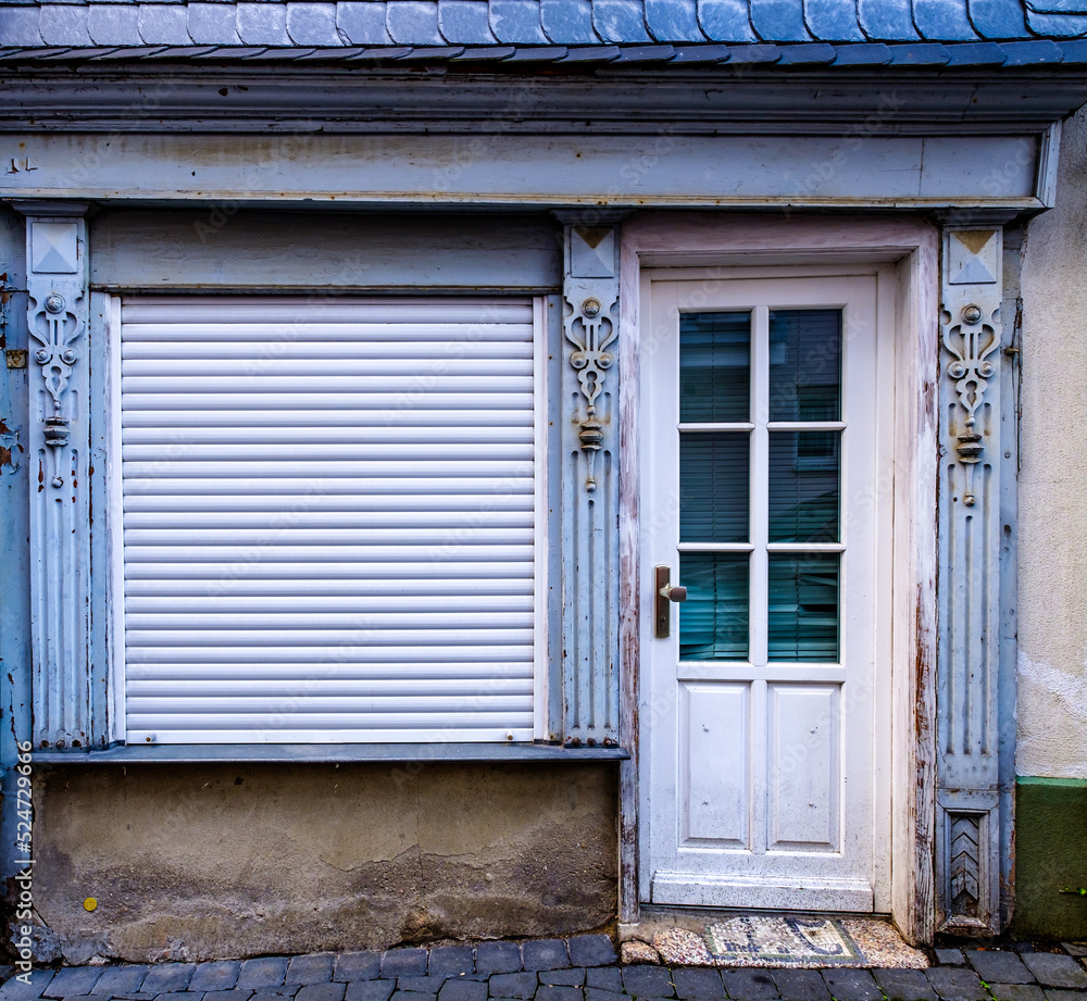 Fototapeta premium old store front at a street