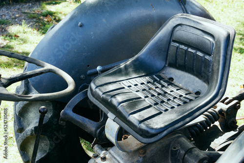 Details of veteran tractor.