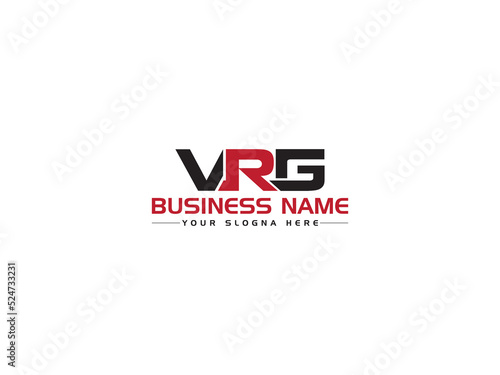 Initial VRG Logo Icon Design, Unique VR vrg Logo Letter Vector For Any Type Of Business