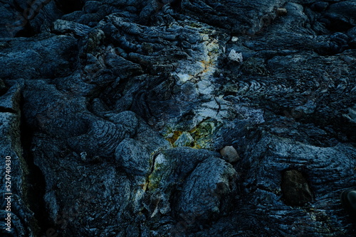 volcano surface