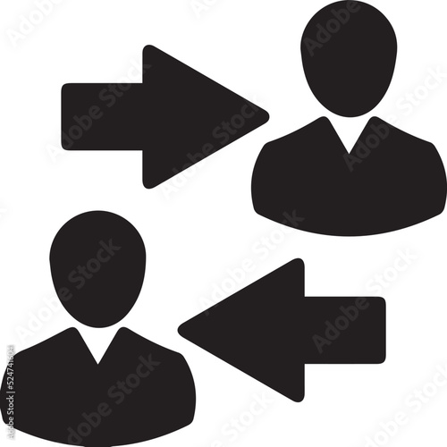 Simple organizational structure. organizational hierarchical scheme. Community icon. organization icon