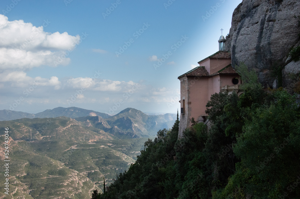 Pisaje desde Montserrat