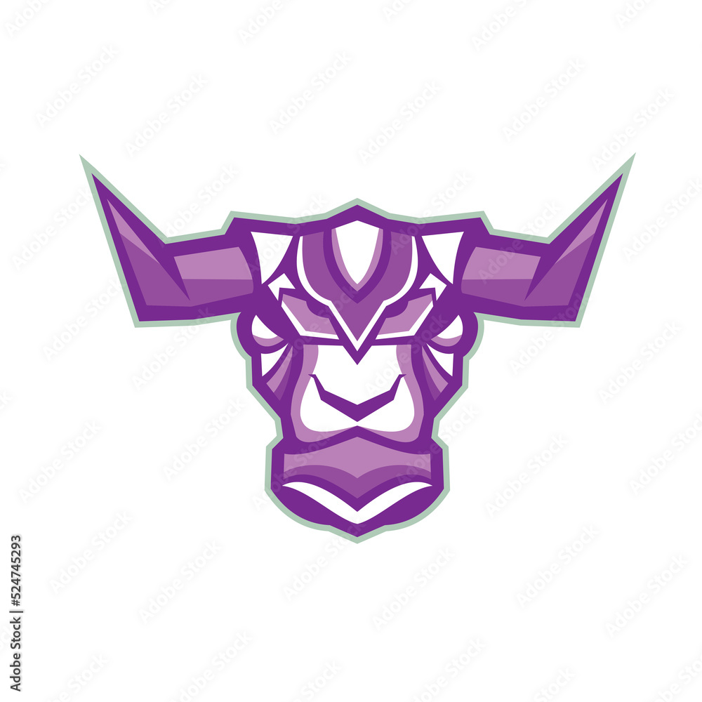 Robot Yak Bull Head Front
