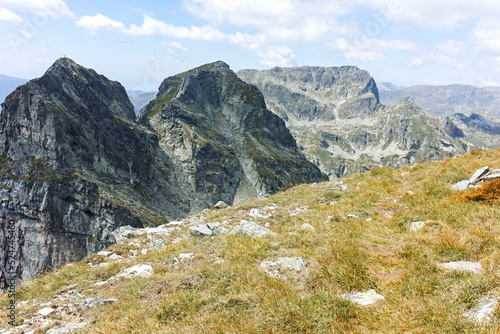 Landscape of Rila Mountain near Lovnitsa peak, Bulgaria