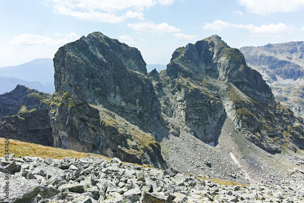 Landscape of Rila Mountain near Lovnitsa peak, Bulgaria Landscape of Rila Mountain near Lovnitsa peak, Bulgaria