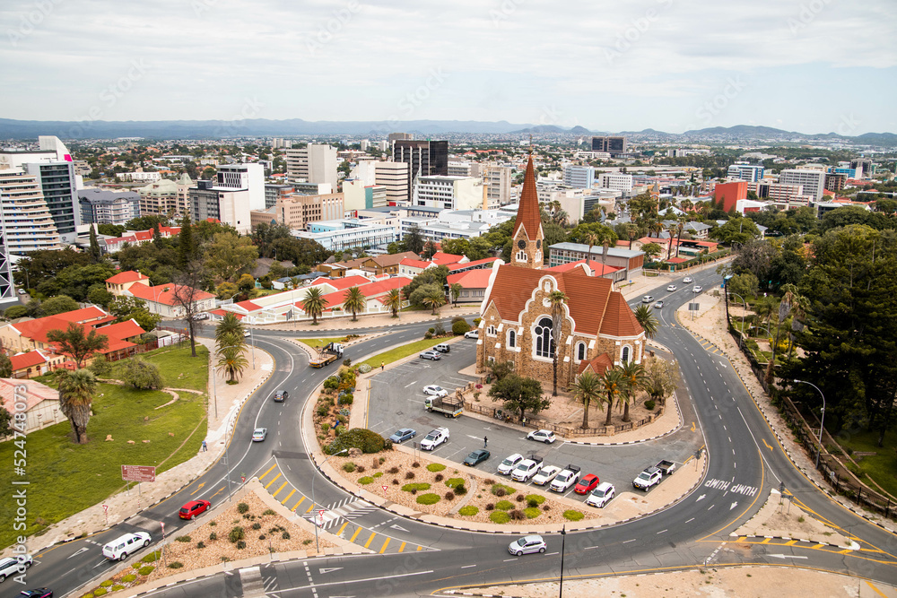old church in the center of windhoek namibia