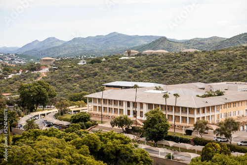 large government building in the center of windhoek, namibia africa © Zach