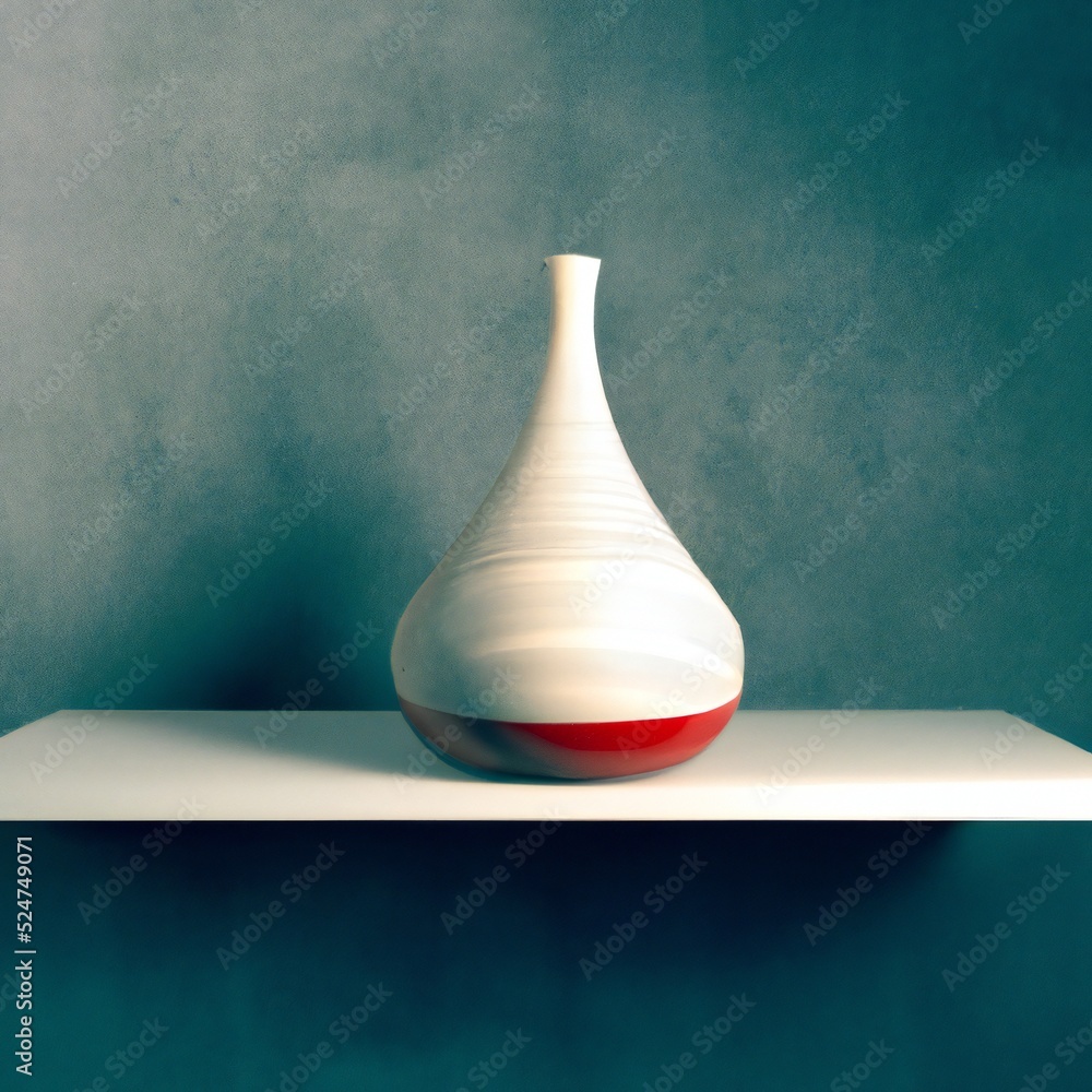 Vase on a Table in a Contemporary Living Room Vase on a Table in a Contemporary Living Room