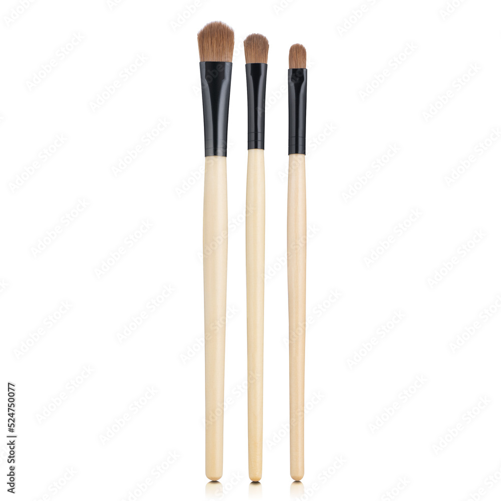 Makeup brushes set mockup Makeup brushes set mockup