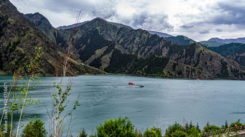 Landscape of Tianshan Tianchi Scenic Area, Xinjiang, China