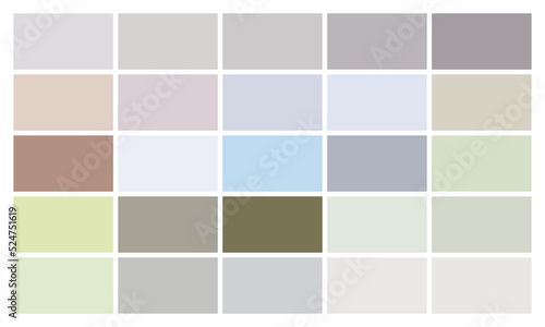 wall color guide soft color design template vector illustration