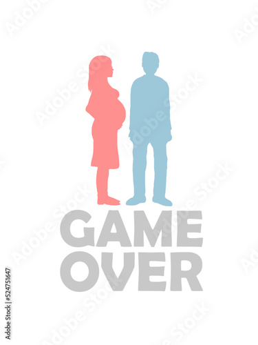 Game Over schwangere Frau 