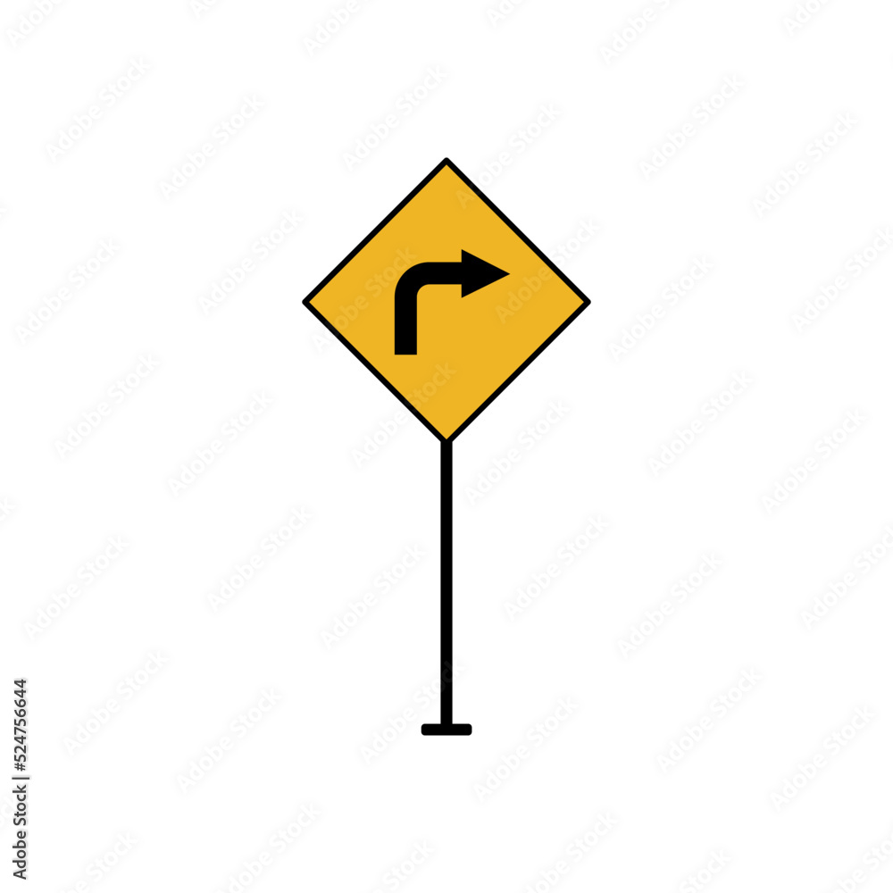 Traffic signs icon vector design templates Traffic signs icon vector design templates
