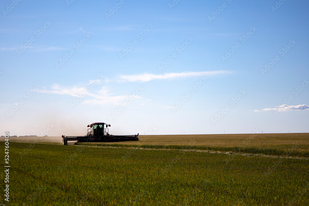 Agricultural machinery in operation in the fields. A new trend in technology. Agricultural machinery in operation in the fields. A new trend in technology.