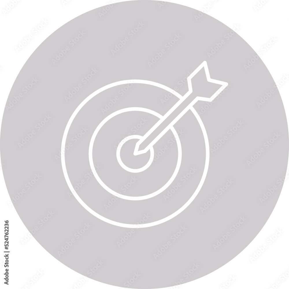 Target Multicolor Circle Line Inverted Icon Target Multicolor Circle Line Inverted Icon