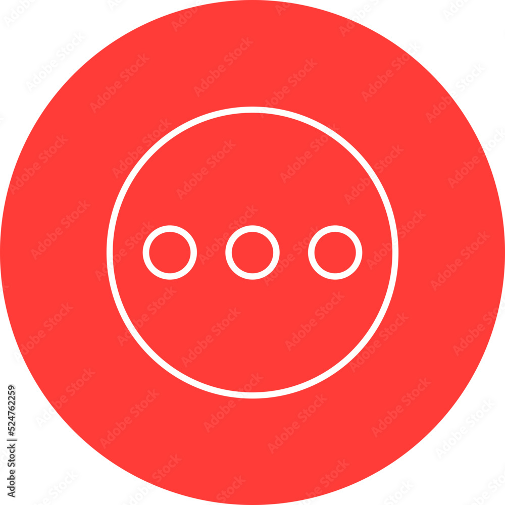 Ellipsis Multicolor Circle Line Inverted Icon Ellipsis Multicolor Circle Line Inverted Icon