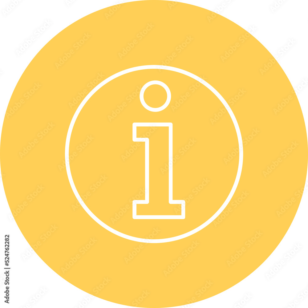 Info Multicolor Circle Line Inverted Icon Info Multicolor Circle Line Inverted Icon