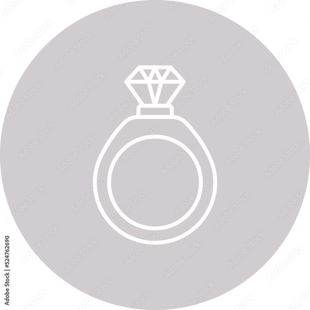 Wedding Ring Multicolor Circle Line Inverted Icon Wedding Ring Multicolor Circle Line Inverted Icon