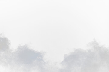 Dense Fluffy Puffs of White Smoke and Fog on transparent png Background, Abstract Smoke Clouds, Movement Blurred out of focus. Smoking blows from machine dry ice fly fluttering in Air, effect texture