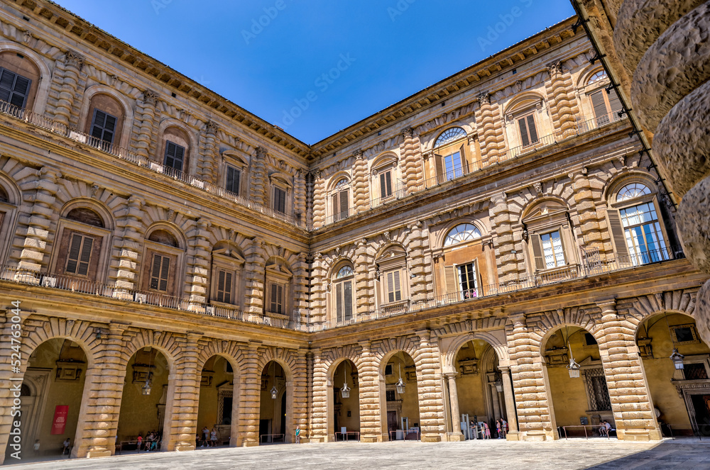 Sights and architecture of Florence Italy