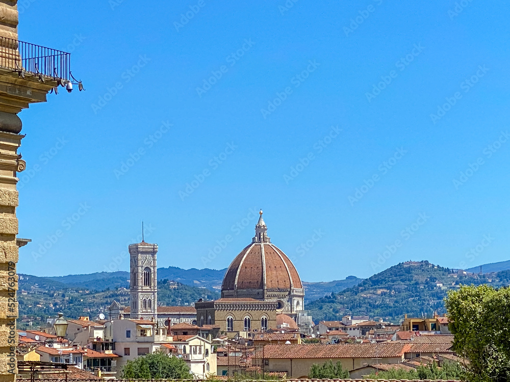 Skyline Florence Italy seen from the south