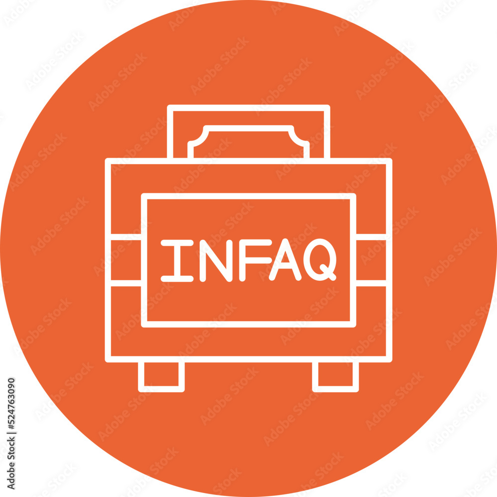 Infaq Multicolor Circle Line Inverted Icon Infaq Multicolor Circle Line Inverted Icon