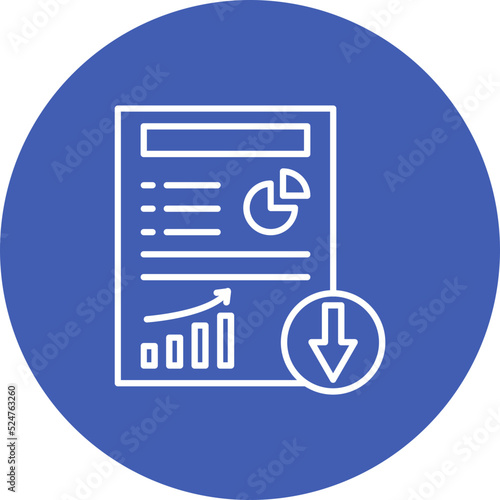 Download Multicolor Circle Line Inverted Icon