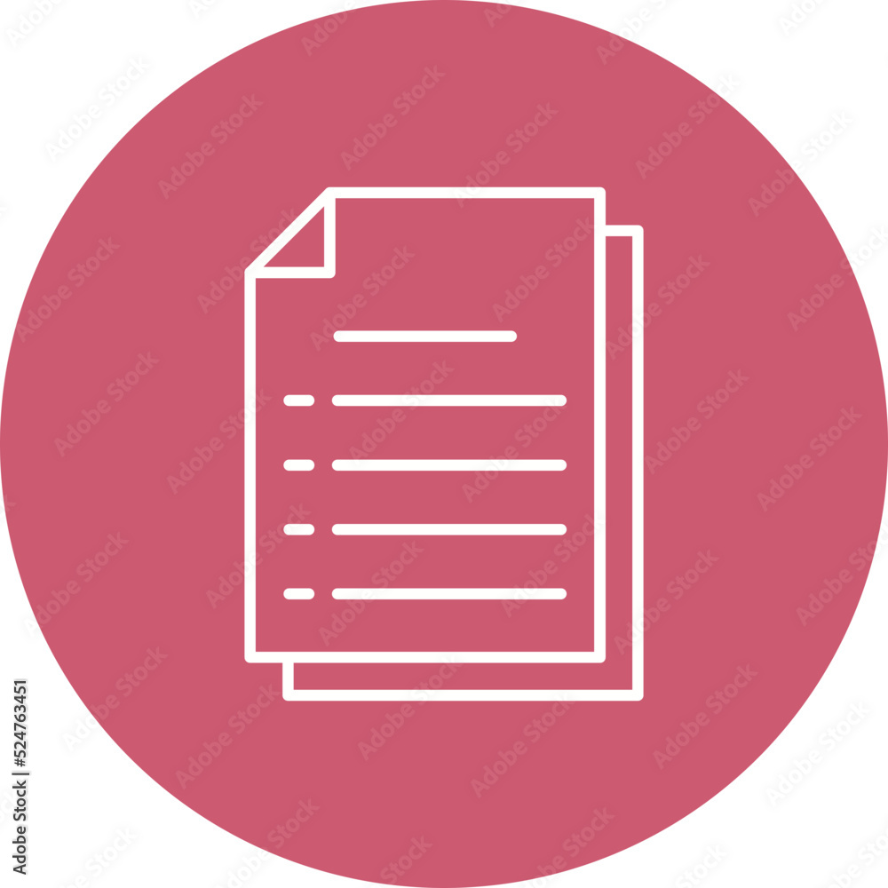Paper Multicolor Circle Line Inverted Icon Paper Multicolor Circle Line Inverted Icon