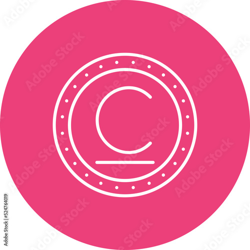 Som Multicolor Circle Line Inverted Icon