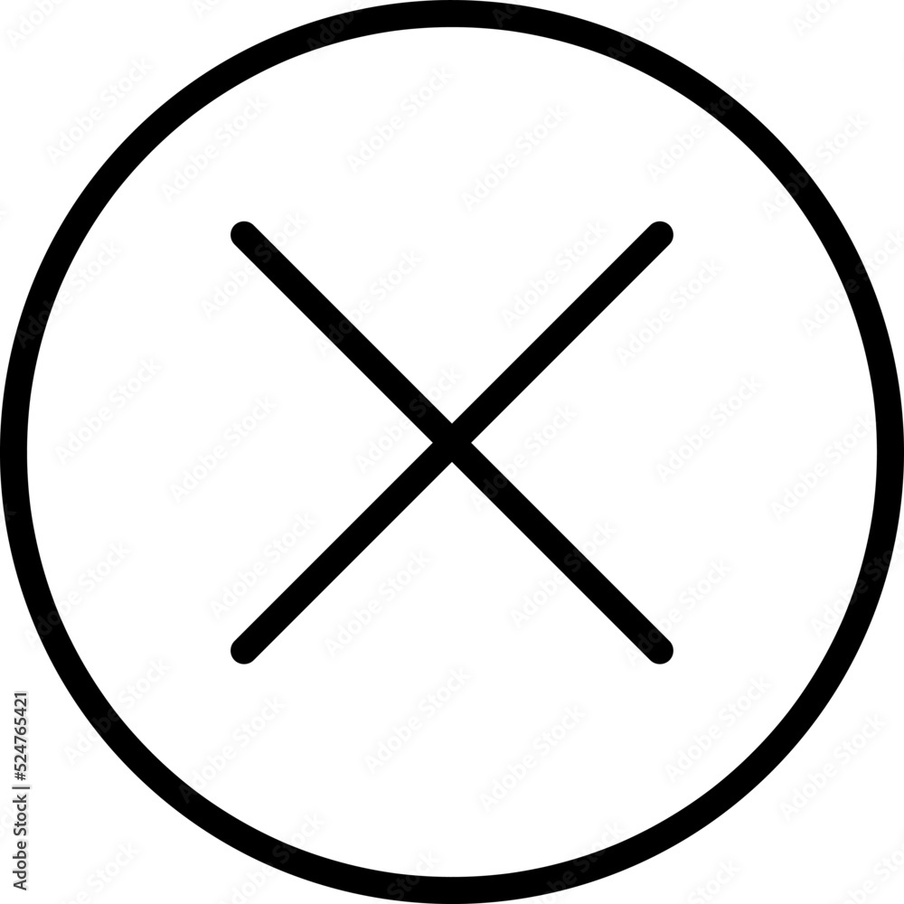 Line close icon illustration isolated vector sign symbol on white background.eps Line close icon illustration isolated vector sign symbol on white background.eps