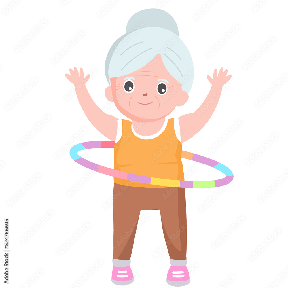 elderly woman doing yoga and fitnes, older, old woman exercise elderly woman doing yoga and fitnes, older, old woman exercise