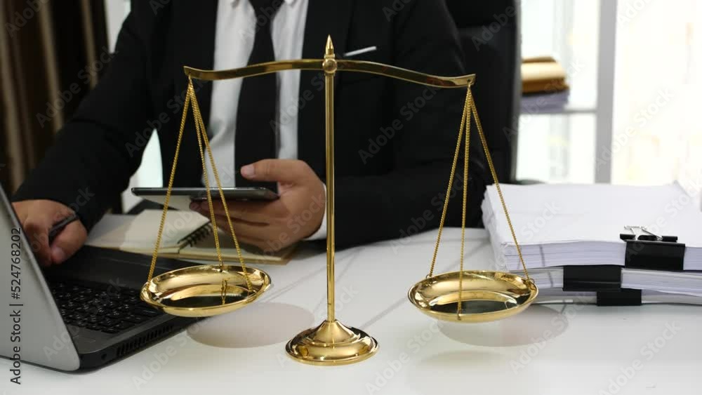 Lawyers having Concepts of Legal services at the law office work Legal advice online on computer labor law Lawyers having Concepts of Legal services at the law office work Legal advice online on computer labor law