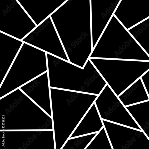seamless black and white geometric pattern