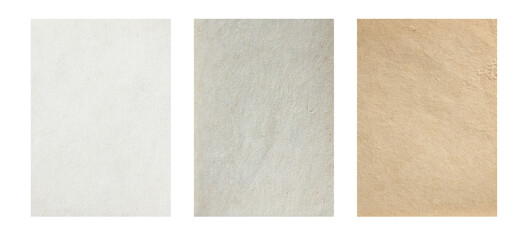 Set of paper background texture. in A4 size for design work cover book presentation. brochure layout and  flyers poster template.