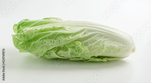 Chinese cabbage or Napa cabbage isolated on white background