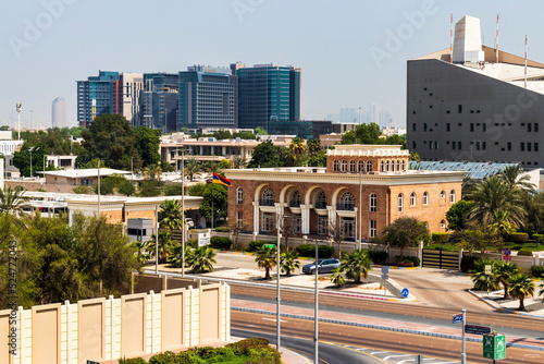 Abu Dhabi, UAE - 05.06.2022 - Embassy of republic of Armenia. City © Four_Lakes